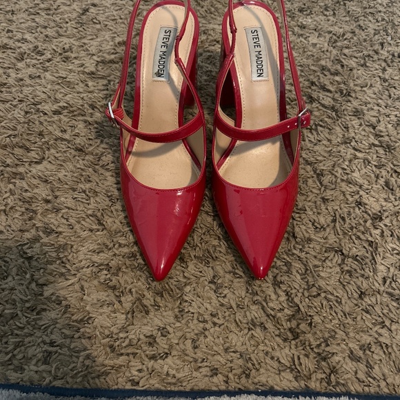 Steve Madden Maegan Heels in Red patent - Picture 1 of 5